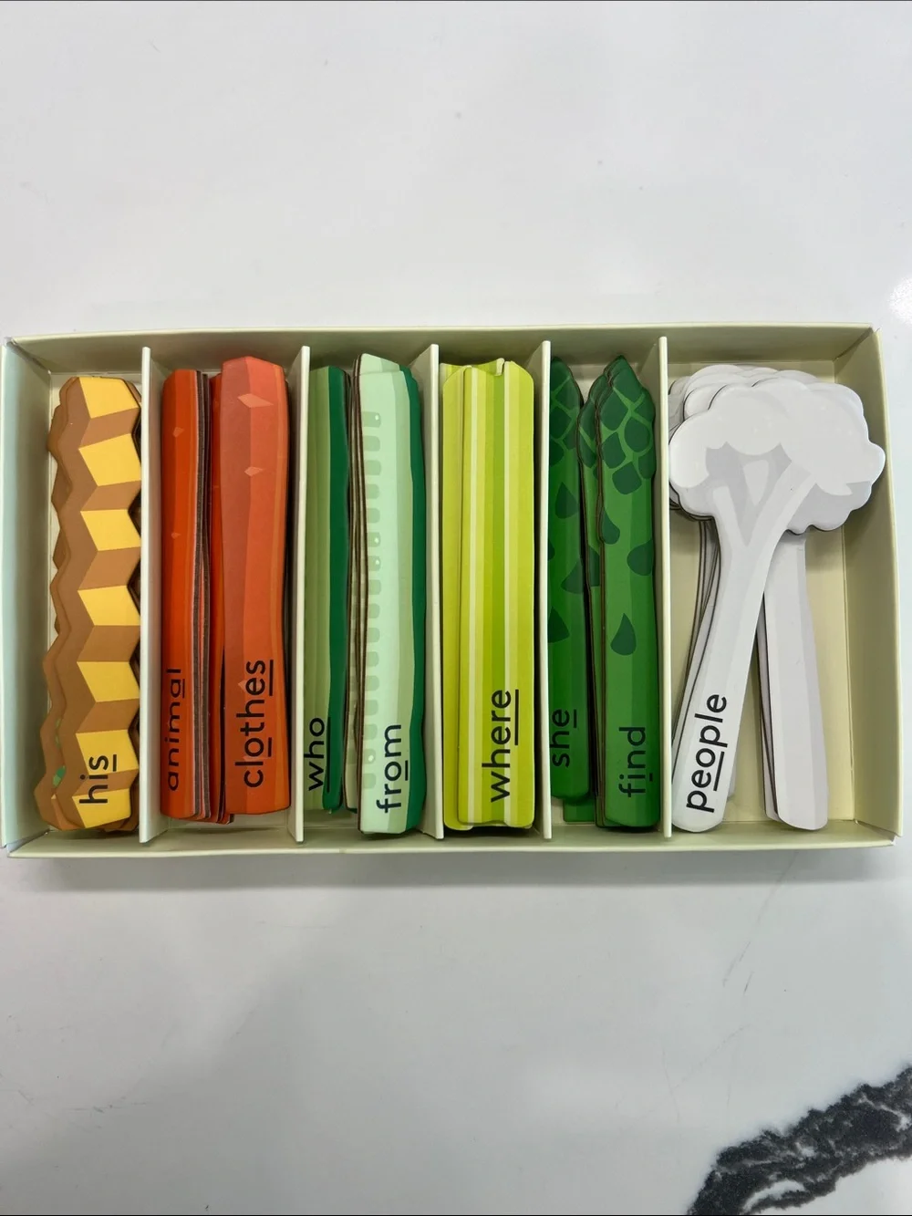 LOVEVERY Sticky Word Snack Sticks from Reading Skill Set Part Two